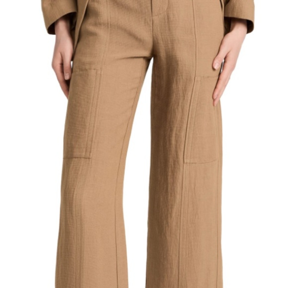 Vince Tan Ankle Cropped Pants